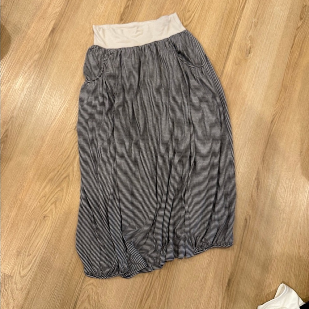 Garnet hill striped skirt